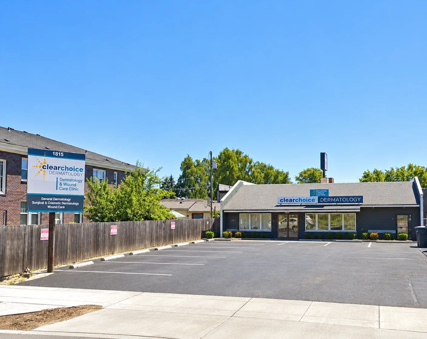 Exterior of the Longview clinic